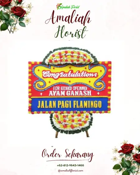 Sewa Papan Bunga Montong